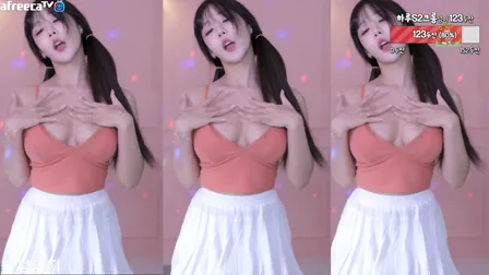 AfreecaTV韩璐皮裤加特林热舞20221028舞蹈剪辑
